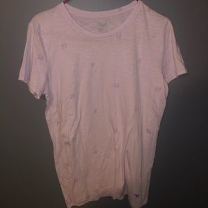 V.S Pink Logo Short Sleeve